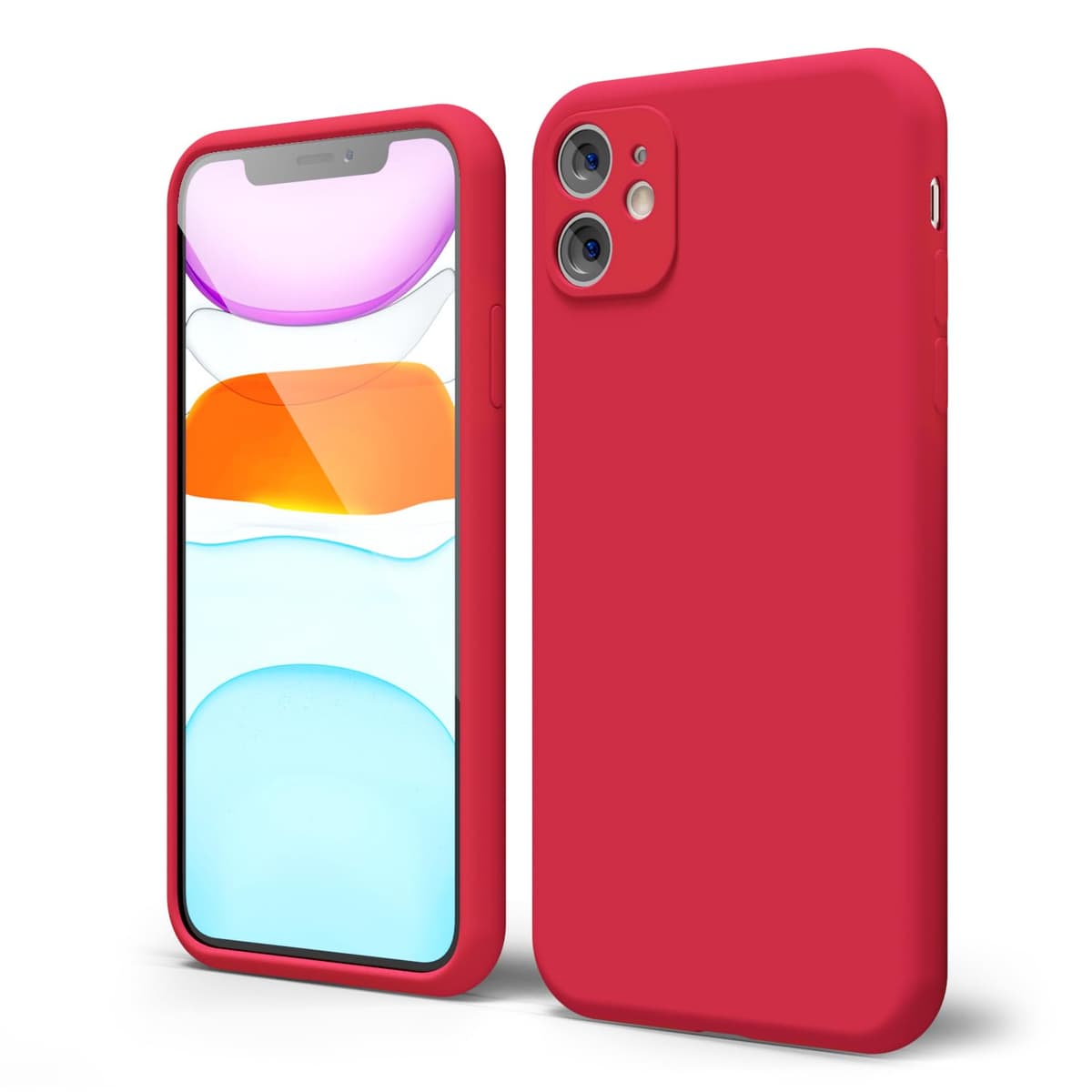 oakxco for iPhone 17 Pro Max Phone Case Liquid Silicone, Cute Thin Slim Grip Soft Rubber Gel for Women Men, Smooth Matte TPU Plain Solid Color Girly Simple Case with Camera Cover, Light Pink — view 778