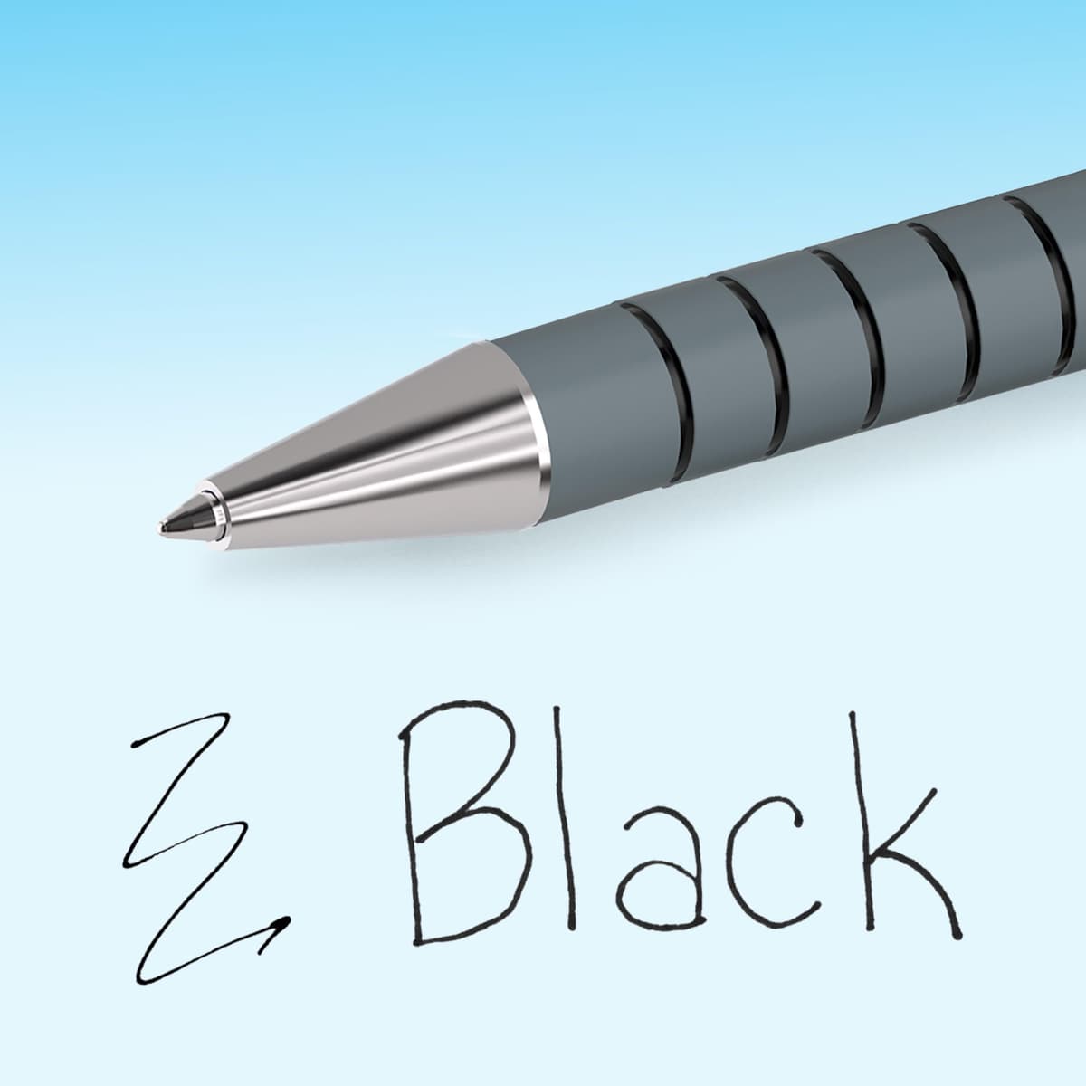 Paper Mate Flexgrip Ultra Retractable Ballpoint Pens | Medium Point (1.0mm) | Black | 5 Count — view 3
