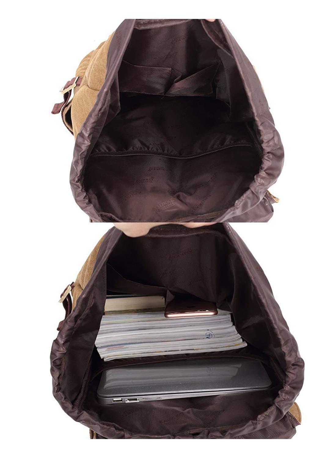 KAUKKO - Mochila unisex bonita y elaborada, con compartimento para portátil de 15 pulgadas, para escuela, universidad, 22 l — view 3