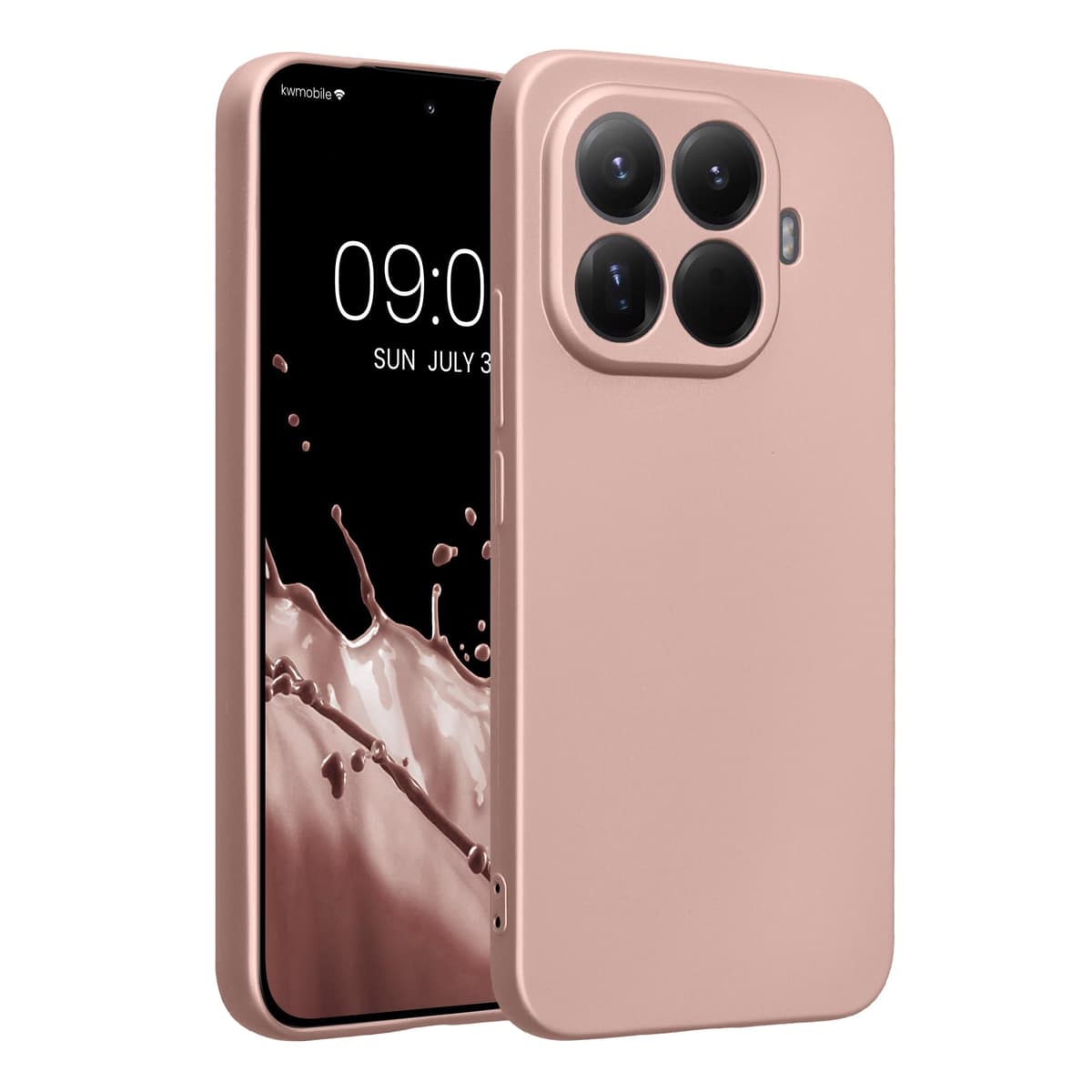 kwmobile Carcasa Compatible con Xiaomi Redmi Note 14 Pro 5G / Poco X7 Funda - Funda Ultrafina de TPU con Bordes elevados - Lavanda Metalizado — view 239