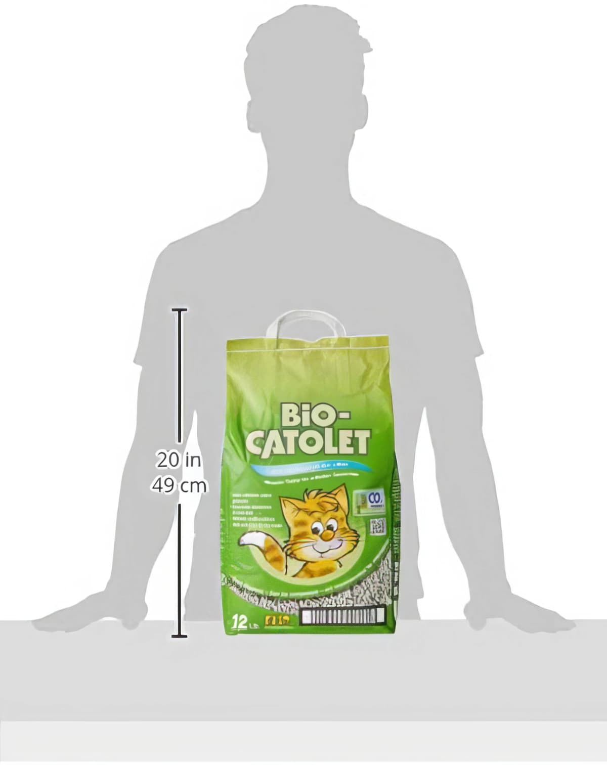 Bio-Catolet Light & Hygienic Recycled Paper Granules Cat Litter 12 Liter, Packaging May Vary — view 6