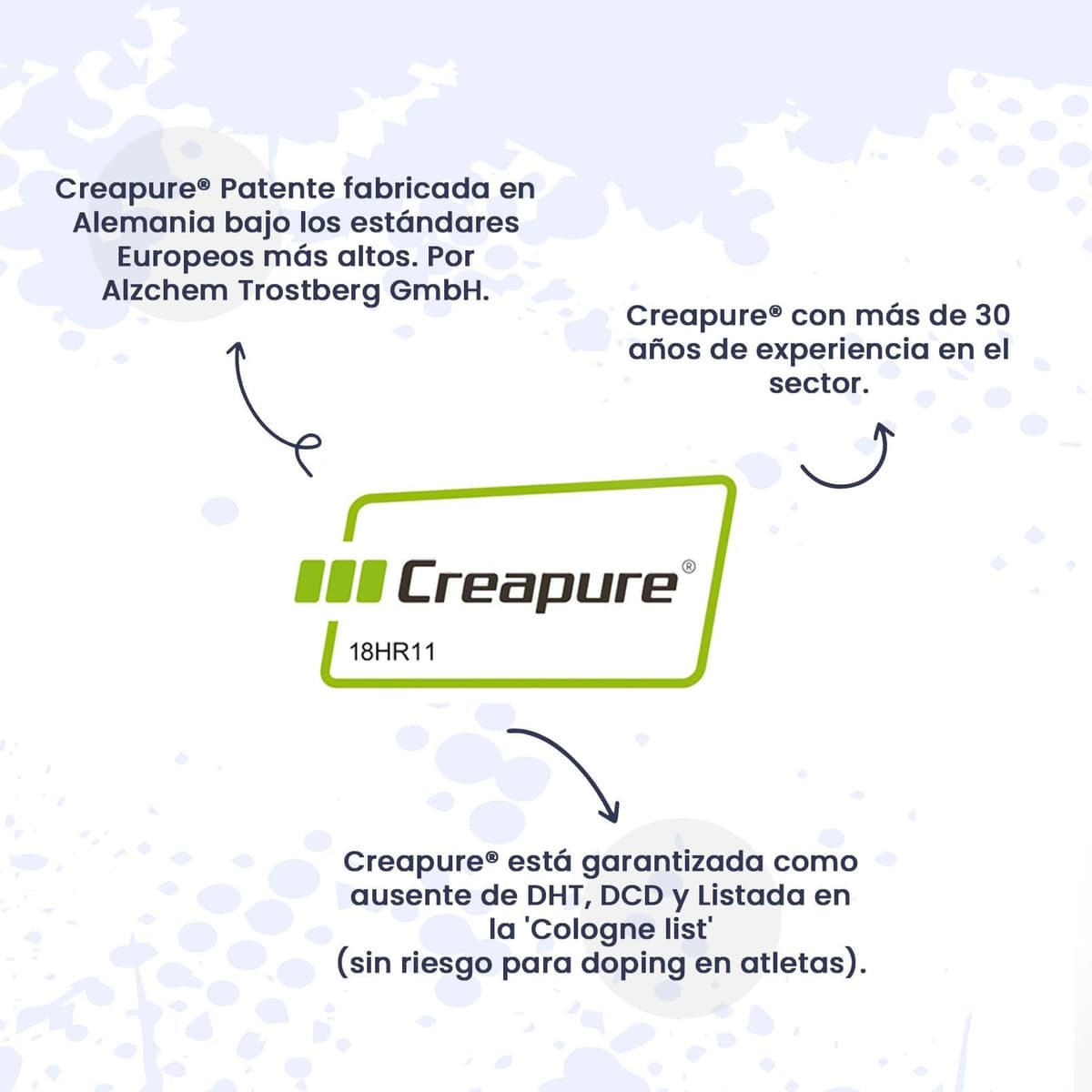HSN Creatina 100% CREAPURE en Polvo Sin Sabor 500g | 100% Monohidrato de Creatina Micronizada | No Incluye Dosificador | Sin Añadidos y Libre de Contaminantes | No-GMO, Vegano, Sin Gluten — view 5