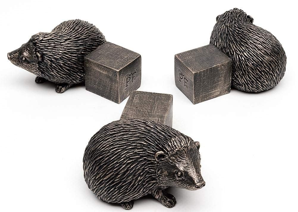Potty Feet Hedgehog Figures Plant Pot Feet - Planter Support - Handmade Decorative Ornaments - 3pcs — view 2