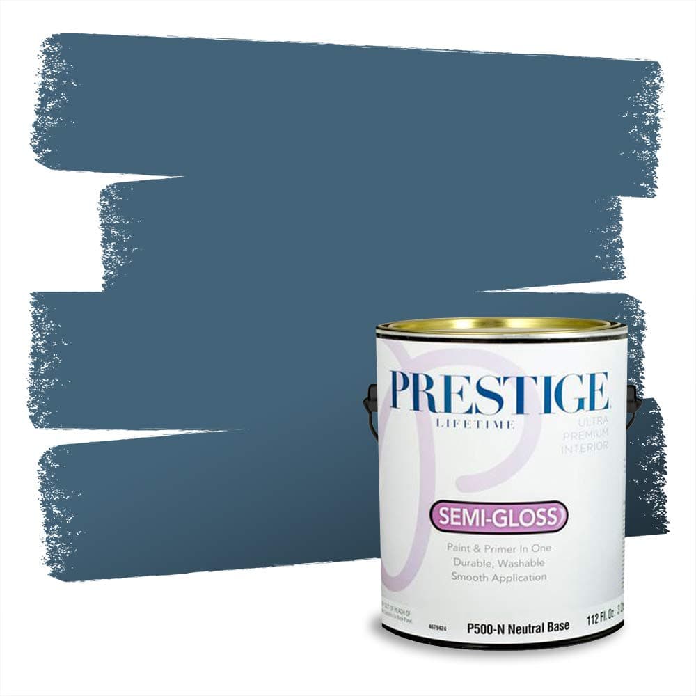 PRESTIGE Paints Interior Paint and Primer In One, 1-Gallon, Semi-Gloss, Comparable Match of Valspar* Dewdrop* — view 1132