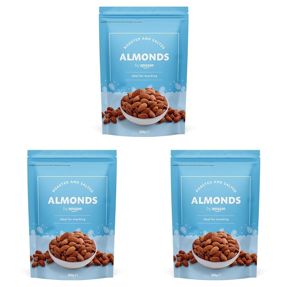 by Amazon ALMENDRAS TOSTADAS Y SALADAS, 500 g — view 3