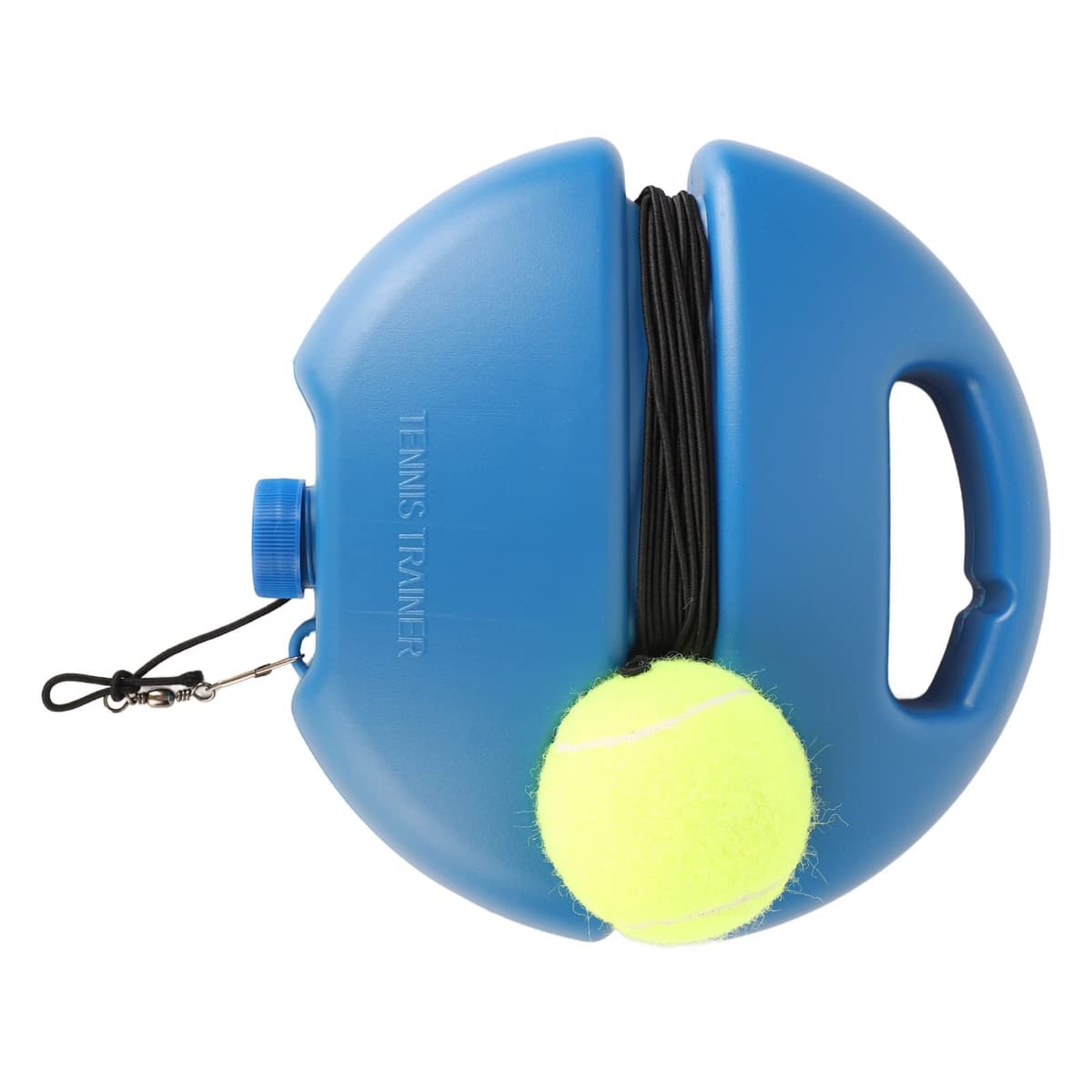 Dispositivo de entrenamiento de tenis autopracticante para principiantes, alta estabilidad, fácil de usar, ligero, cinturón colgante, adecuado para practicar en interiores y