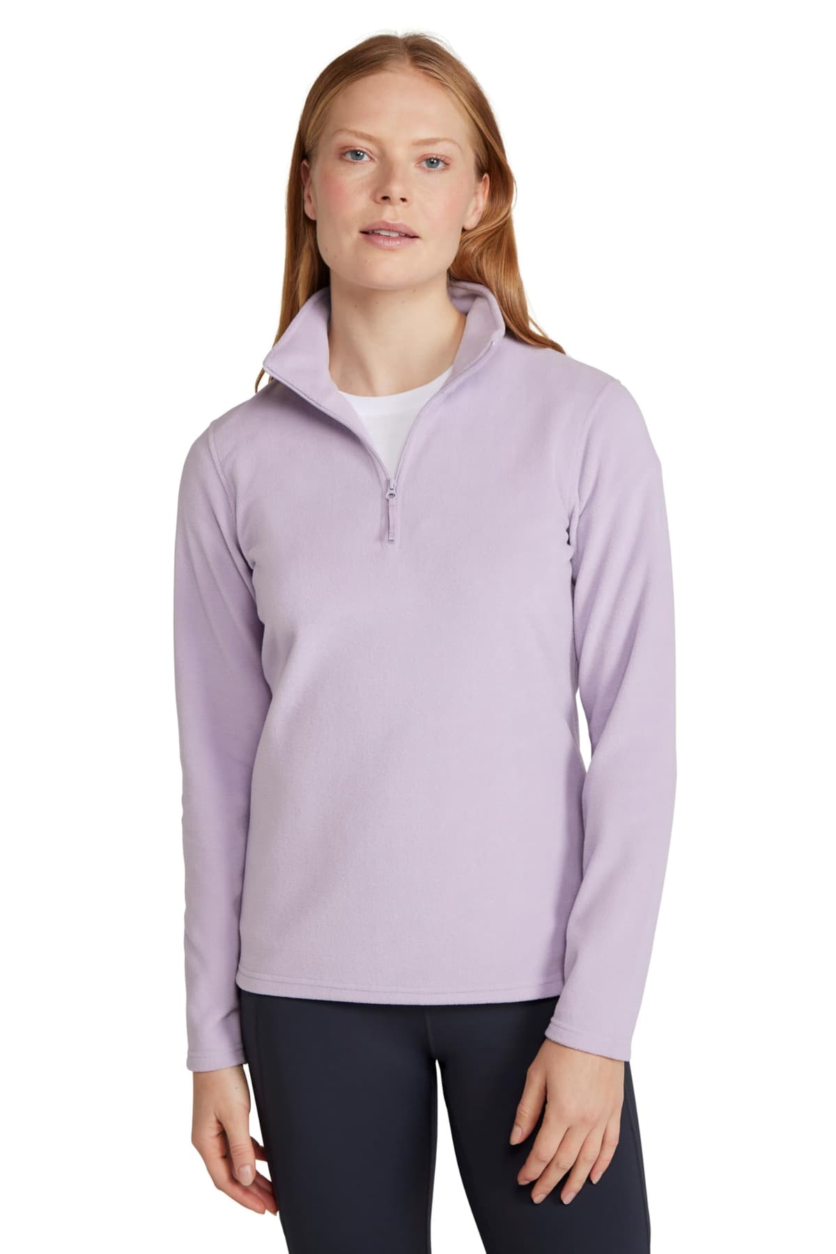 Mountain Warehouse Camber Half Zip Women's Fleece - Lightweight, Warm & Cosy Half Zip Sweatshirt - Best for Spring Summer, Camping, Outdoors, Travelling & Hiking — view 42