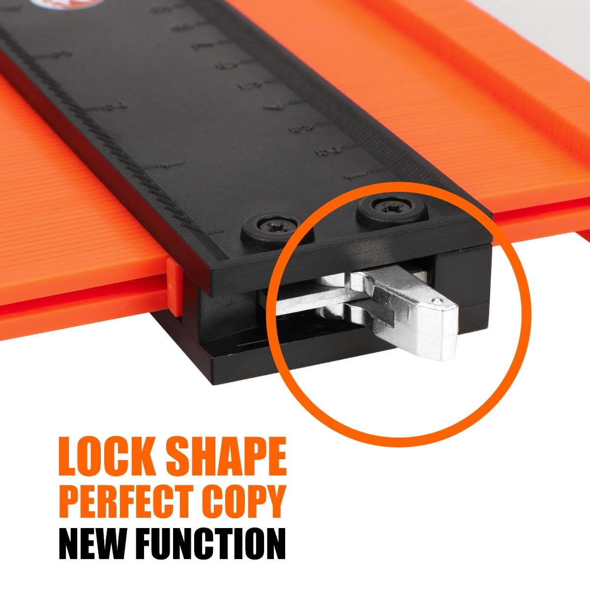 Saker Contour Gauge Tool for Woodworking & DIY, Profile Gauge with Lock,Gift for Him Men, Accurate Shape Duplicator for Flooring, Tile, Trim & Home Improvement Projects — view 3