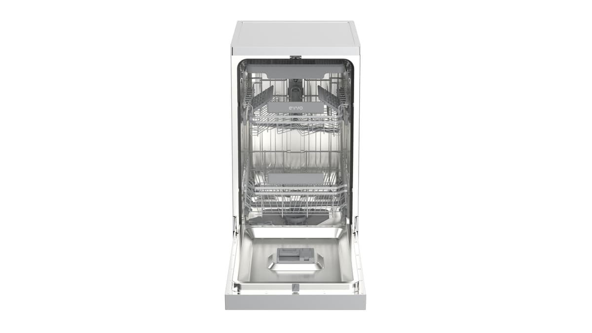 Lavavajillas D3Y Slim - 45 cm, 11 Servicios, Clase Energética D, Diseño Slim Compacto, 6 Programas, Media Carga, Inicio Diferido, Secado Extra, Funcionamiento Silencioso (Inox) — view 5