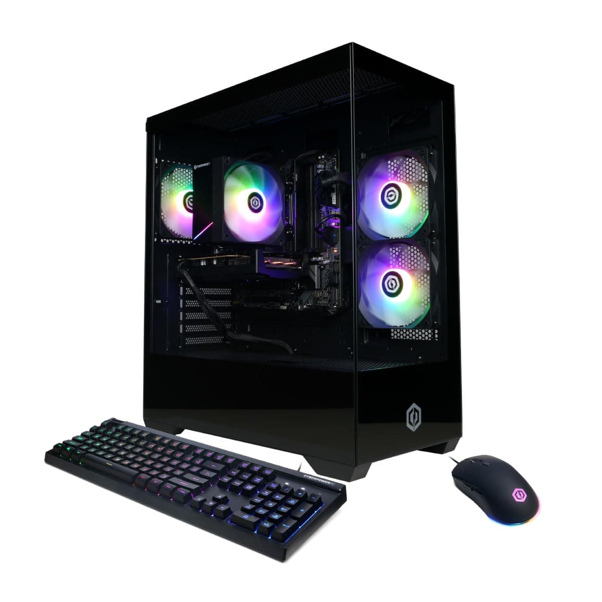 CyberPowerPC Gamer Xtreme Gaming PC, Intel Core i5-14400F 2.5GHz, GeForce RTX 5060 8GB, 16GB DDR5, 1TB PCIe 4.0 SSD, WiFi Ready & Windows 11 Home (GXiVR8060A47)