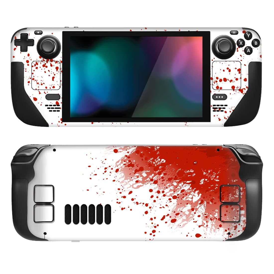 playvital Full Set Protective Skin Decal for Steam Deck LCD, Custom Stickers Vinyl Cover for Steam Deck OLED - Classics SNES Style — view 10