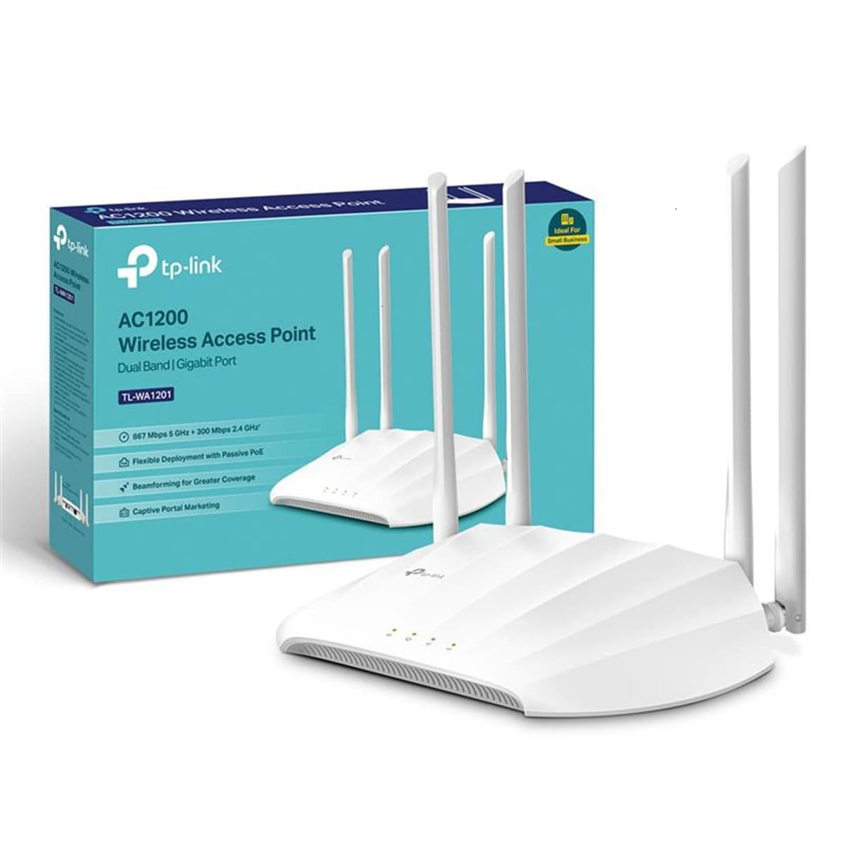 TP-Link TL-WA801N 300 Mbps Wireless N Access Point, Passive PoE Power Injector, Supports Multiple Operation Modes Access Point, Multi-SSID, Client, and Range Extender Modes, 10/100M Ethernet Port — view 6