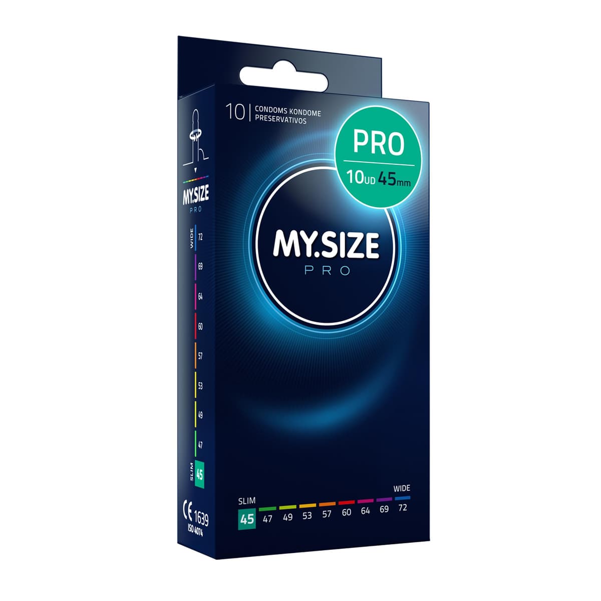 MY.SIZE PRO Condones ÉLITE, talla 5, 60 mm, XL, 10 piezas - Látex Vytex extra puro, fácil de abrir — view 40