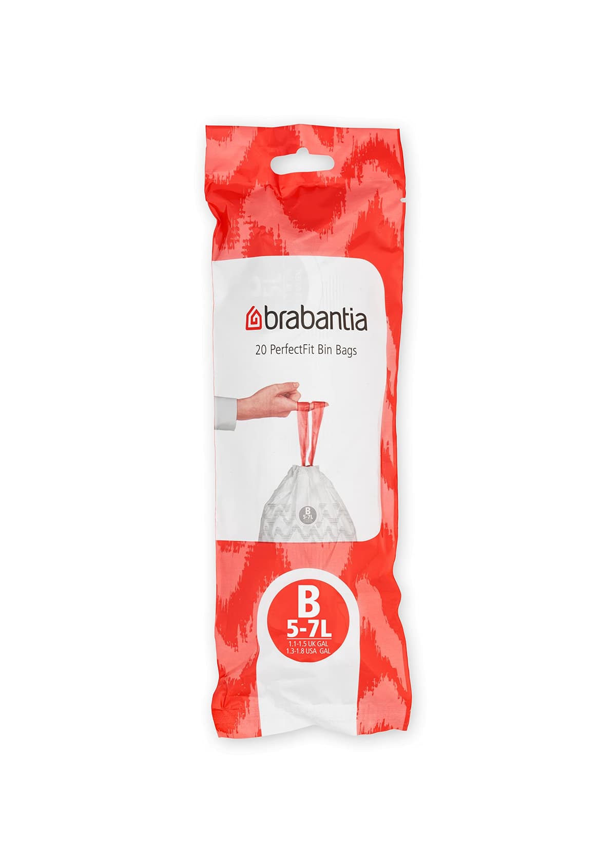 Brabantia Bolsas de Basura PerfectFit (Código L/40-45L) Extra Resistentes Bolsas con cinta de cierre (40 Bolsas) — view 20