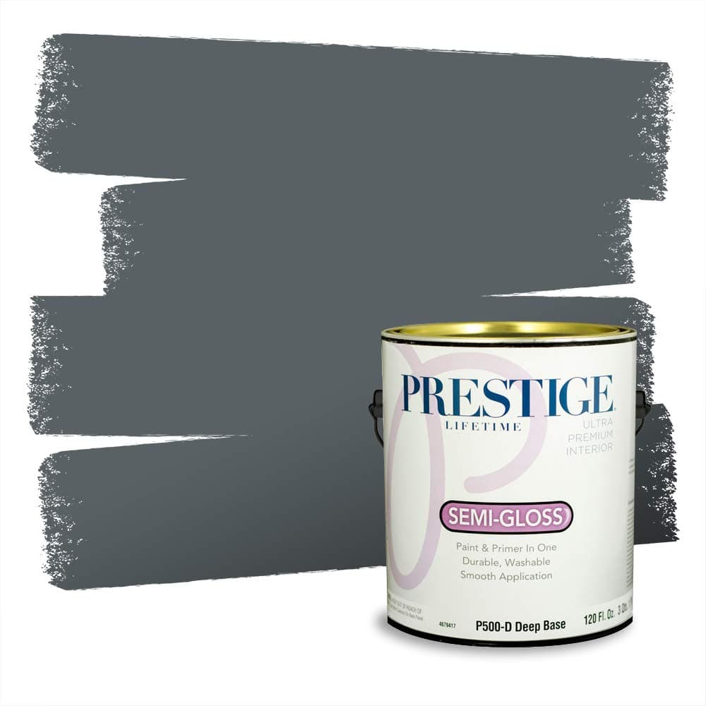 PRESTIGE Paints Interior Paint and Primer In One, 1-Gallon, Semi-Gloss, Comparable Match of Valspar* Dewdrop* — view 1235