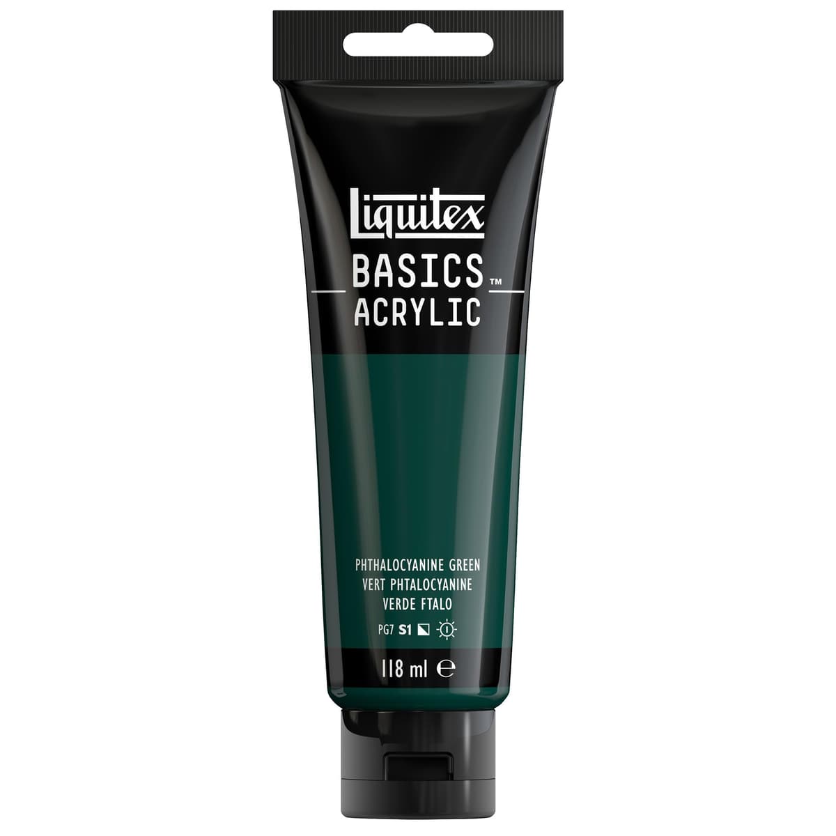 LIQUITEX Basics Acrylic Paint, Mars Black, 118 ml Tube — view 13
