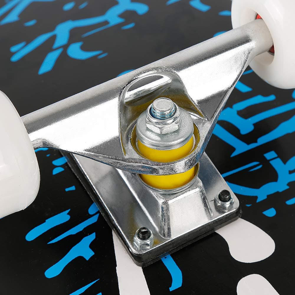 Monopatín Completo para Principiantes, niño, Adulto, monopatín, Doble Kick Deck cóncavo Skate Board para niñas y niños Principiantes y Profesionales — view 3
