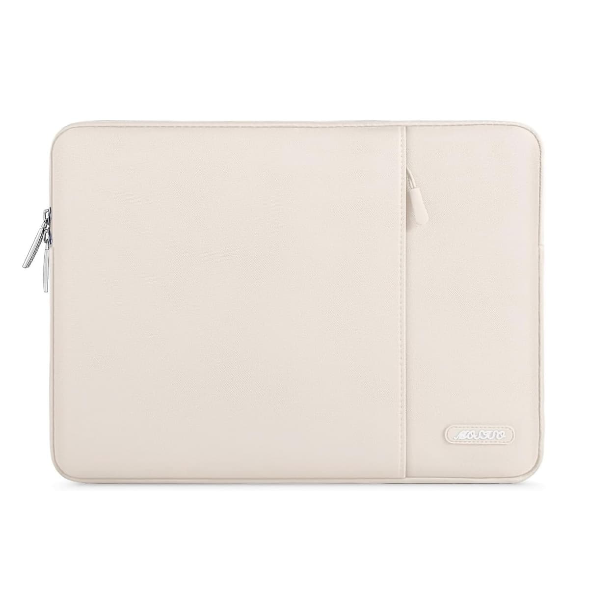 MOSISO Laptop Case 13.3 inch, 13-13.3 inch Laptop Sleeve Compatible with MacBook Air/Pro 13/Pro 14 M5 M4 M3 M2 M1, HP Dell ASUS Lenovo,Polyester Vertical Computer Sleeve Bag with Pocket, Gray — view 25