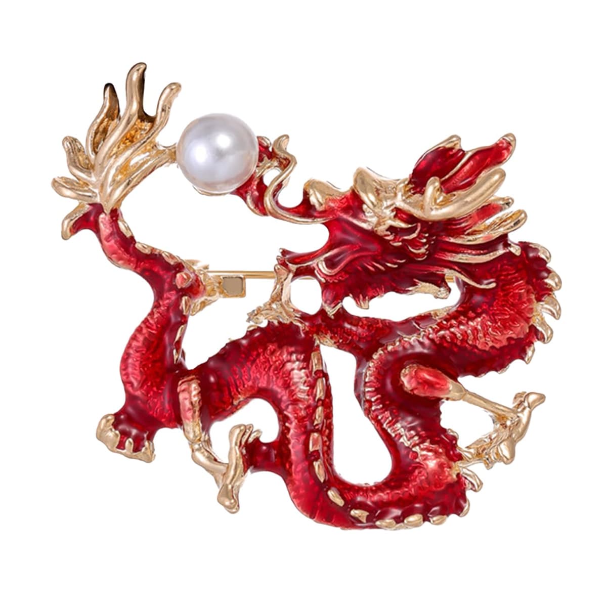 FAIRYGATE Gold Pin for Dress Brooch Crystal Pins Badge Enamel Lapel Brooches for Women Jewelry Decoration for Birthday Dating Party Anniversary UC31 — view 83