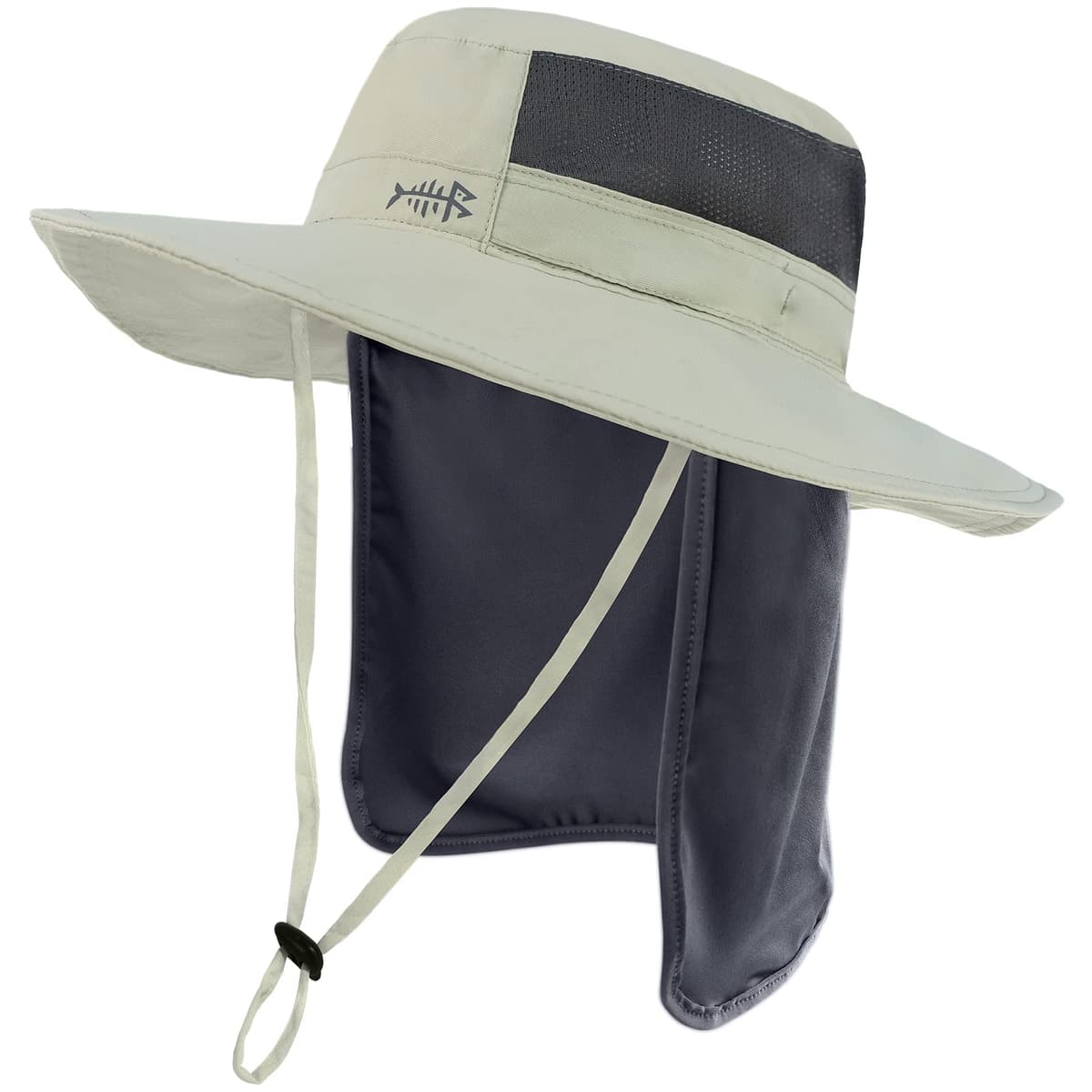 Bassdash UPF 50+ Sombrero de Pesca Solar Resistente al Agua con Solapa de Cuello Desmontable