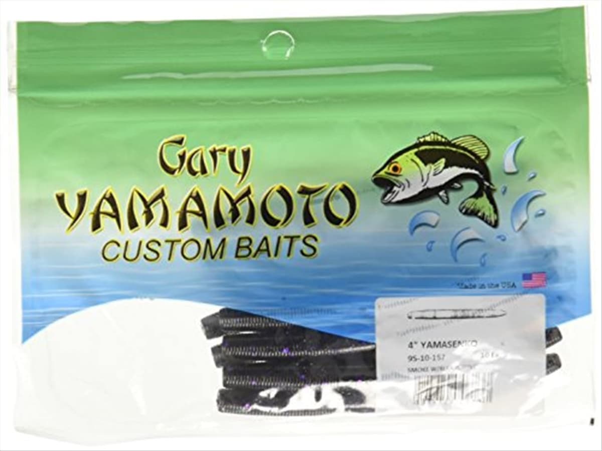 Yamamoto BAITS 5" SENKO / 10 Pack/Clear W/Large Black Flake — view 82