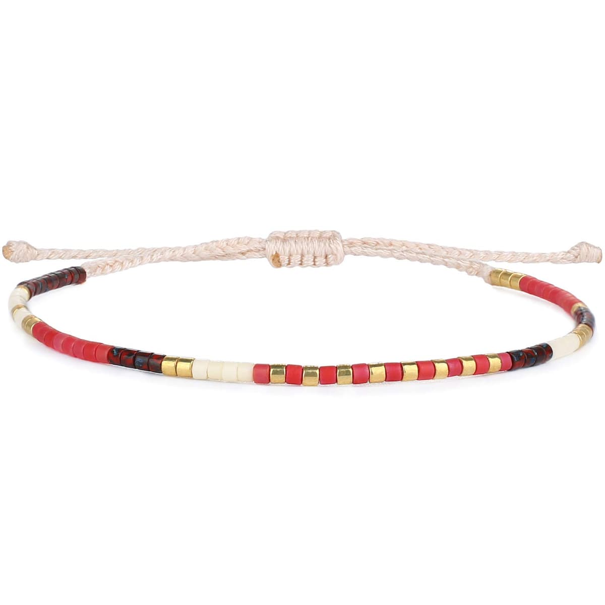 KELITCH Pulseras Amistad con Cuentas Concha Cristal Color Bohemio Pulsera Hecha A Mano Brazaletes Joyería para Mujer — view 49