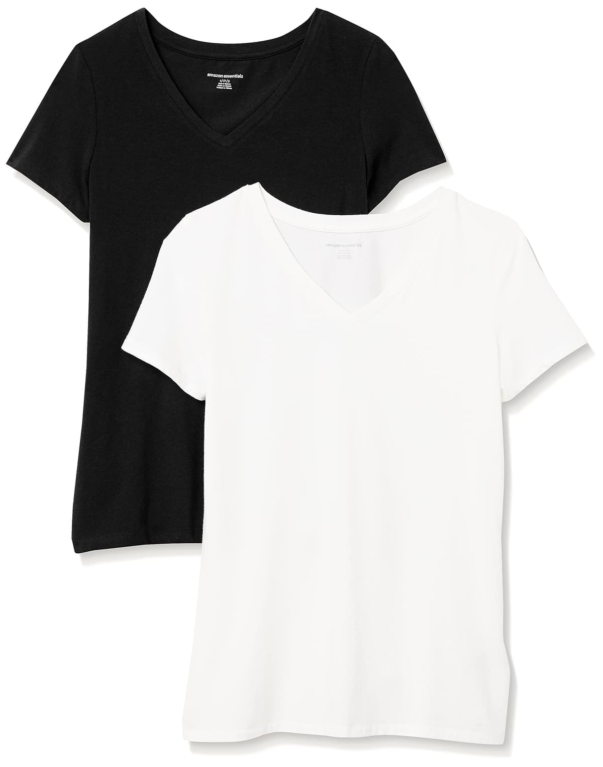Amazon Essentials Women's Regular-Fit Short-Sleeve T-Shirt (Crewneck and V-Neck Options), Multipacks — view 412