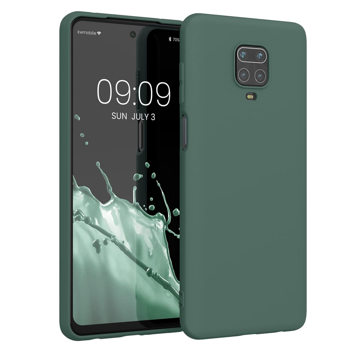 kwmobile Carcasa Compatible con Xiaomi Redmi Note 14 Pro 5G / Poco X7 Funda - Funda Ultrafina de TPU con Bordes elevados - Lavanda Metalizado — view 316