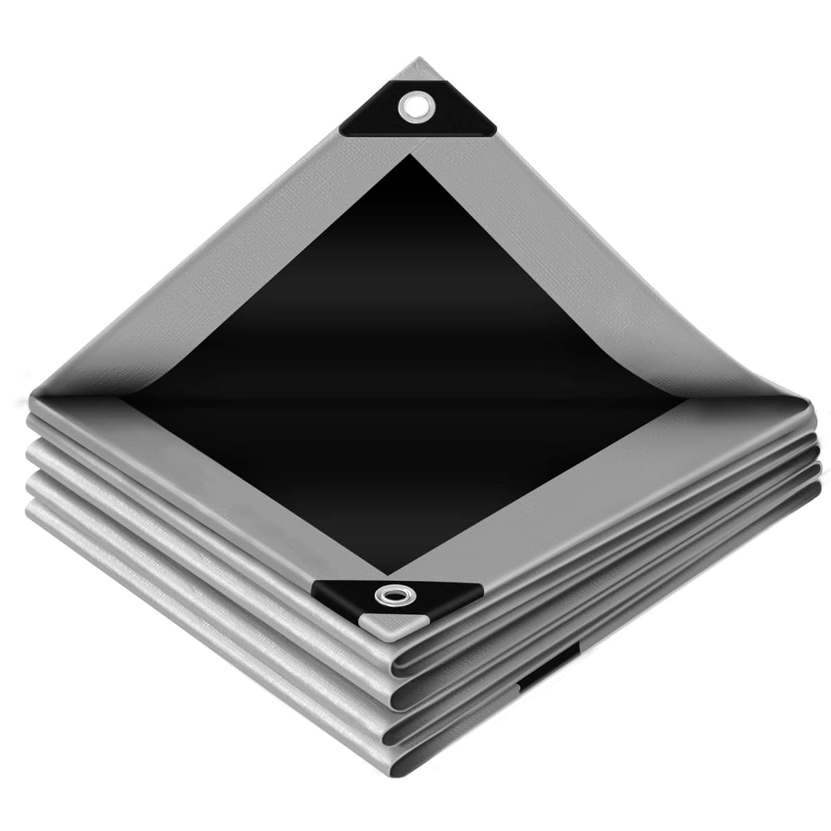 WOLTU Lona Impermeable Exterior 3x4m, 180g/m² Lona de Protección Toldo Reforzado PE con Ojales, Duradera Resistente a Los Rayos UV Desgarros, para Leña, Muebles, Jardín, Piscinia, Blanco — view 13