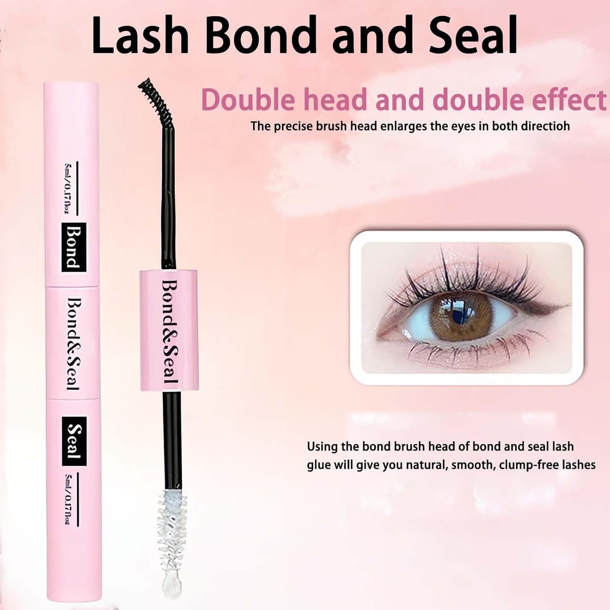 2-in-1 Lash Bond & Seal, Strong Hold Cluster Lash Glue for DIY Eyelash Extensions, Individual-Lashes Glue for Sensitive Eyes — view 4