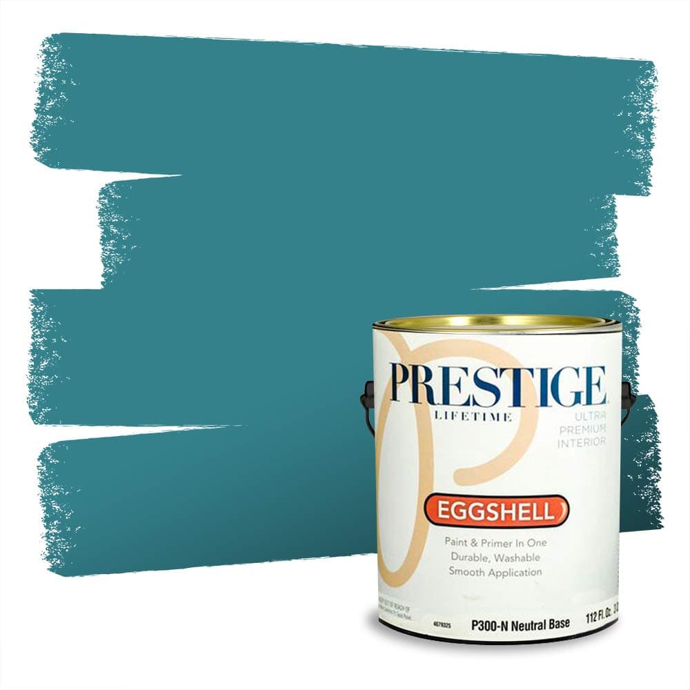PRESTIGE Paints Interior Paint and Primer In One, 1-Gallon, Semi-Gloss, Comparable Match of Valspar* Dewdrop* — view 987
