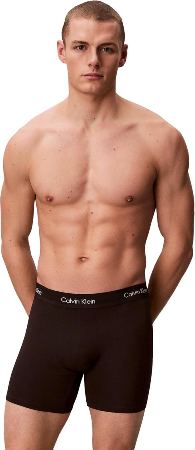 Calvin Klein Men’s 3 Pack Stretch Boxer Briefs — view 2