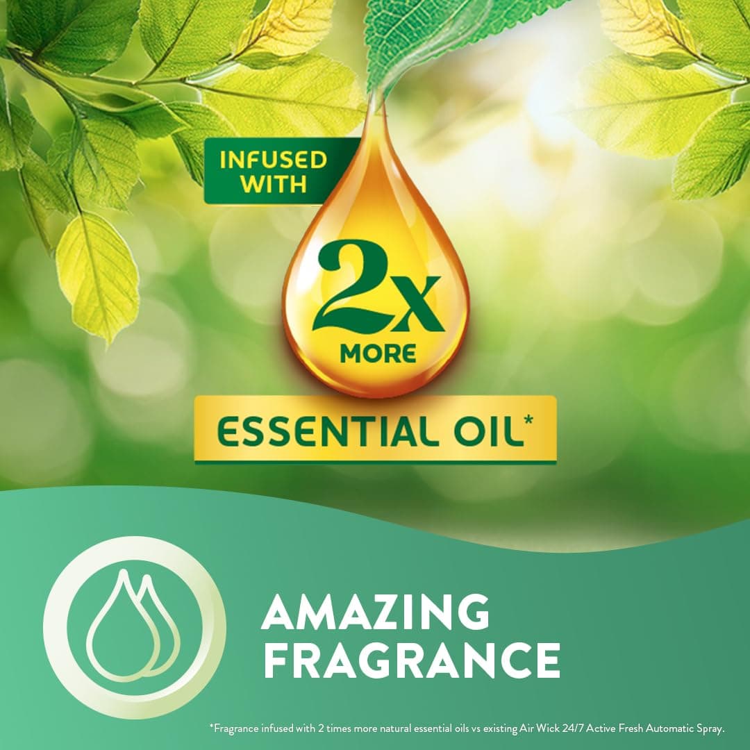 Air Wick Linen & White Orchid Advanced Electrical Plug-In Kit 19ml, Lasts for up to 100 days, Air Freshener — view 3