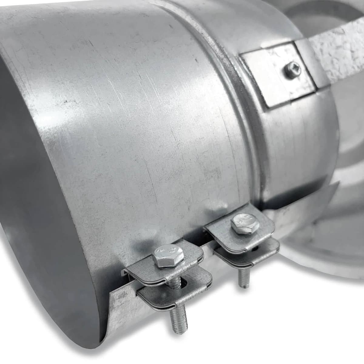 Sombrerete Chimenea 350mm Antilluvia Galvanizado - Sombrero Fijo para Tubos y Conductos - Caperuza Antipajaros Estufa Leña - Serie Lisa y Helicoidal — view 4