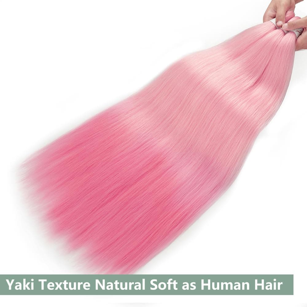 YDDM Capelli Per Treccine Africane Morado Extension Treccine Texture Yaki Easy Install per Principianti 32 Pollici 3 Pezzi Capelli Leggeri e Naturali per Box Braids, Twist e Crochet — view 43