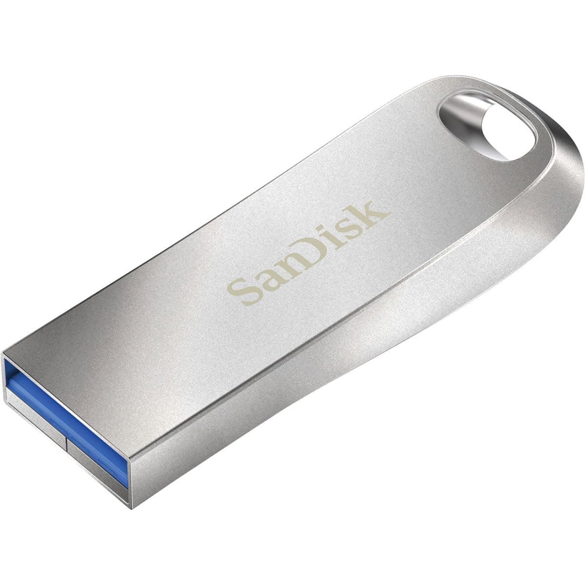 SANDISK Ultra Luxe Pendrive, USB Type-A, 128 GB (Unidad Flash, Velocidad de lectura hasta 400 MB/s, USB 3.2 Gen 1 + USB 3.0 compatible, Protección con Contraseña, RescuePRO Deluxe, Metálico) Plata — view 4