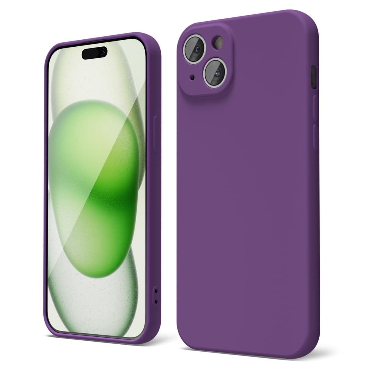 oakxco for iPhone 17 Pro Max Phone Case Liquid Silicone, Cute Thin Slim Grip Soft Rubber Gel for Women Men, Smooth Matte TPU Plain Solid Color Girly Simple Case with Camera Cover, Light Pink — view 1582