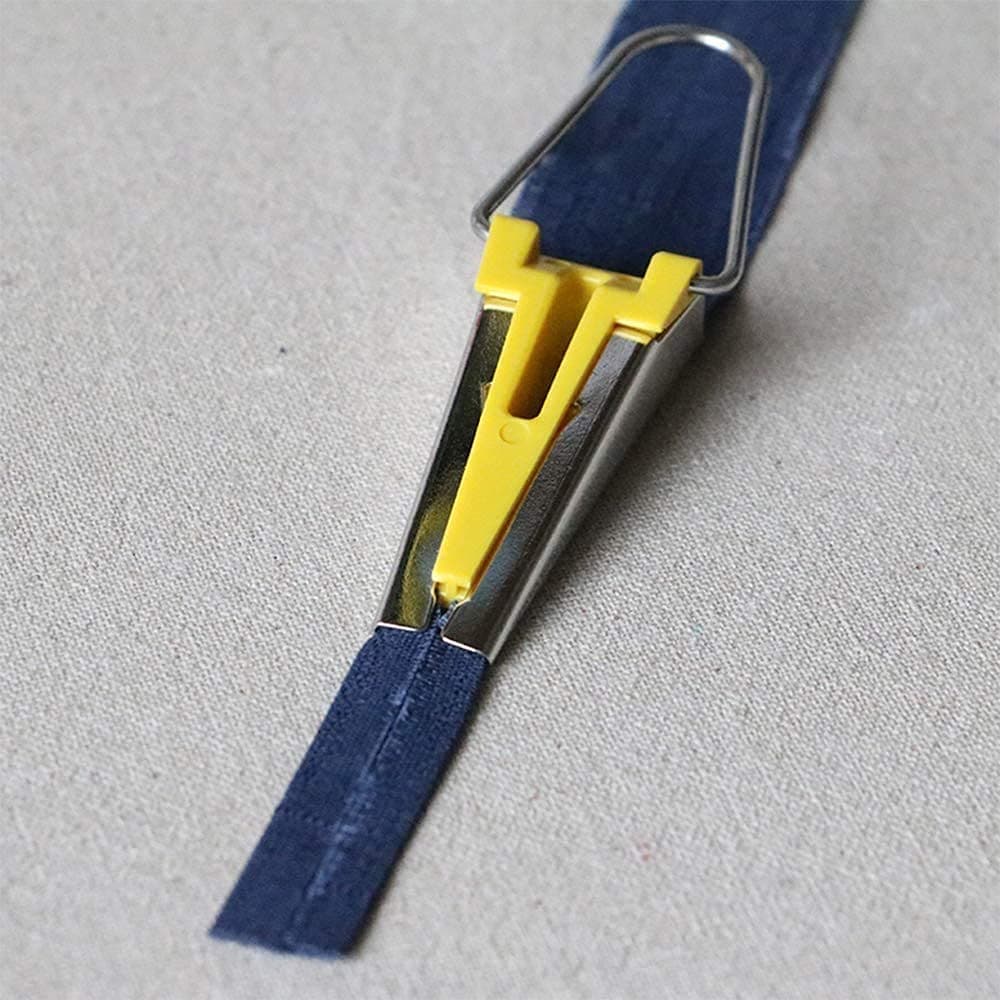 Fabric Bias Tape Maker Kit with Sewing Awl, Beading Needles, Adjustable Binder Clip, Foot Press, Handy Bias Tape Set,DIY,Arts and Crafts — view 6