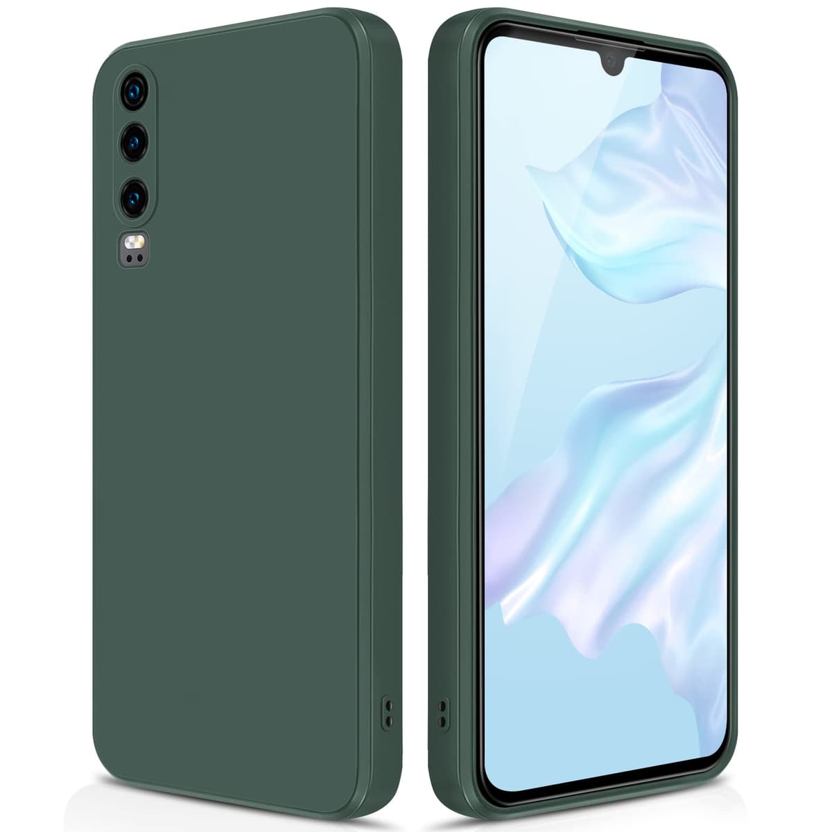 GiiYoon Funda para Huawei P30,Case de Silicona Suave de TPU Funda Protector de Goma Fexible Prueba Liviano y a Delgado de Golpes Antirrayas para Teléfono Huawei P30