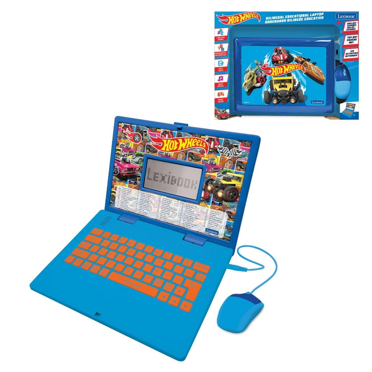 Lexibook, Disney Stitch, Ordenador Educativo bilingüe en inglés/español, 124 Actividades de lenguaje, Escritura, matemáticas, lógica, música y Juegos, para niños y niñas, JC598Di2 — view 19