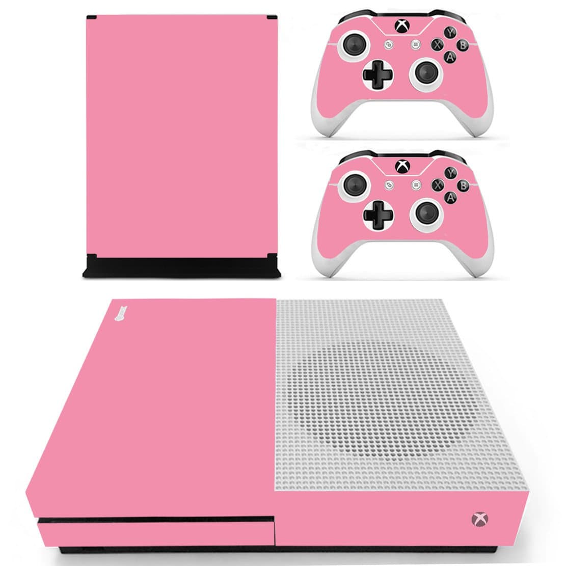 DOTBUY Vinyl Decal Full Body Skin Sticker For Microsoft Xbox One S Console And 2 Controllers And Kinect 2.0 (All White) — view 13
