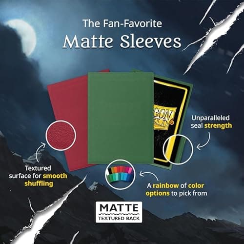 Dragon Shield | Standard Size Card Matte Sleeves | 100 CT - Smooth & Tough Premium TCG Sleeves | Compatible with Pokemon, Flesh & Blood, One Piece & Magic the Gathering | Midnight Blue — view 3