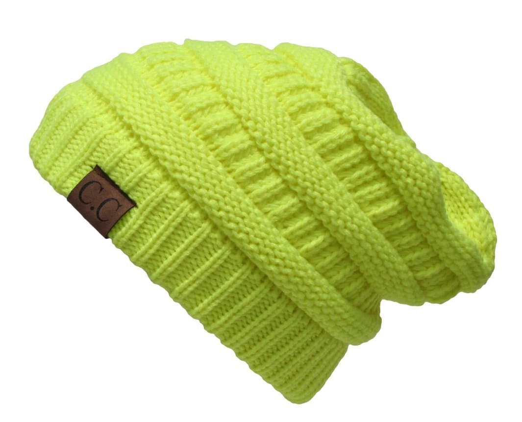 Warm Chunky Soft Stretch Cable Knit Beanie Skully — view 21