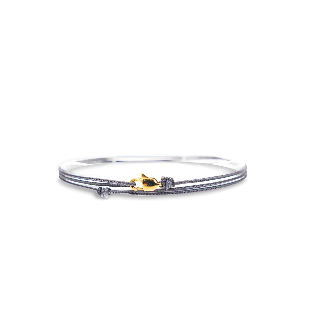 Made by Nami Pulsera Fina para Hombres y Mujeres con Cierre de Mosquetón Hecha a Mano - Joyería Marítima para Surfistas - Pulsera de Tela Minimalista - 100% Impermeable y Ajustable (Vino Rojo Negro) — view 15