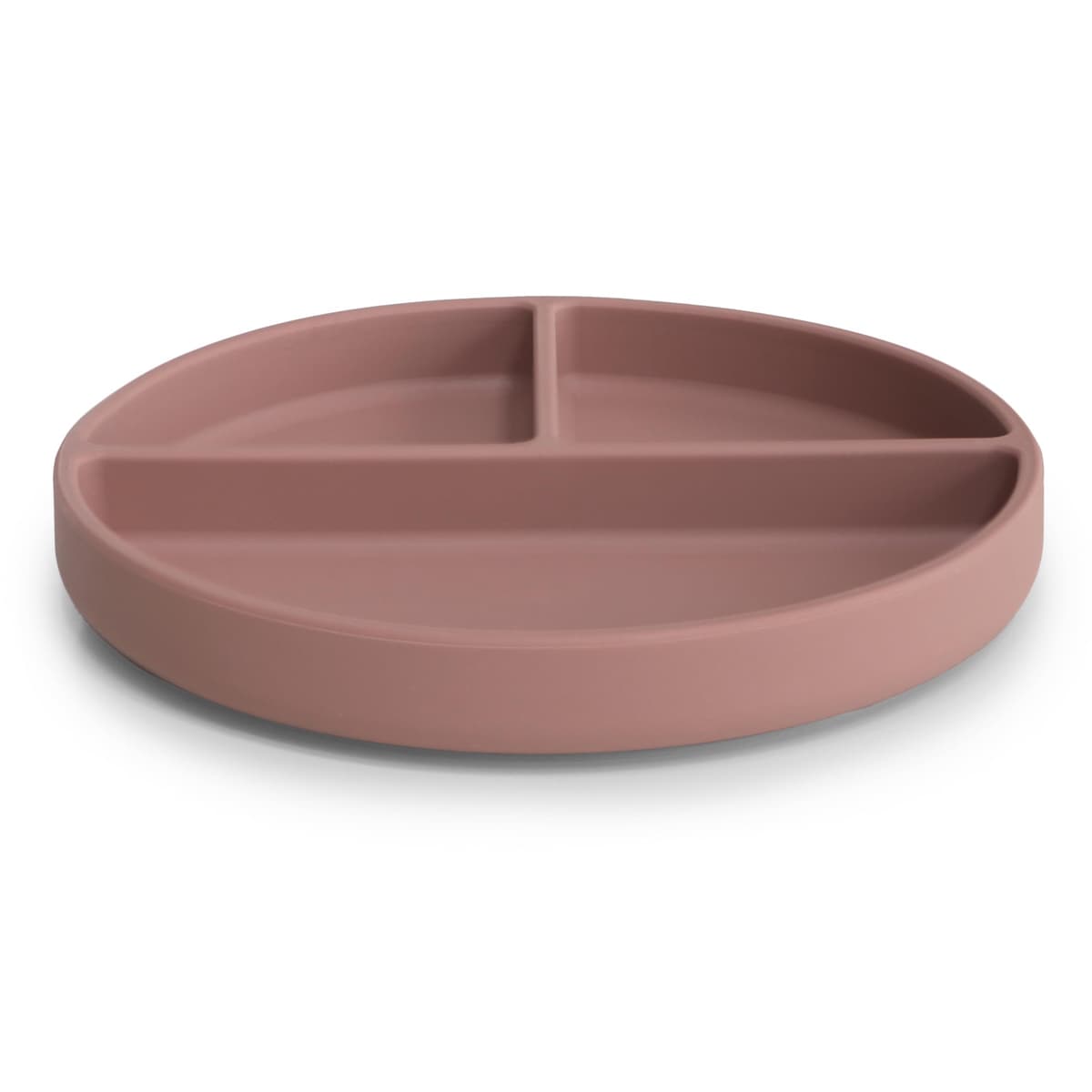 mushie Platos de Silicona para Niños | con Ventosa Antideslizante | Accesorios de Aprendizaje para Bebés y Niños Pequeños | Sin BPA | Resistente al Lavavajillas y al Microondas | Cloudy Mauve — view 2