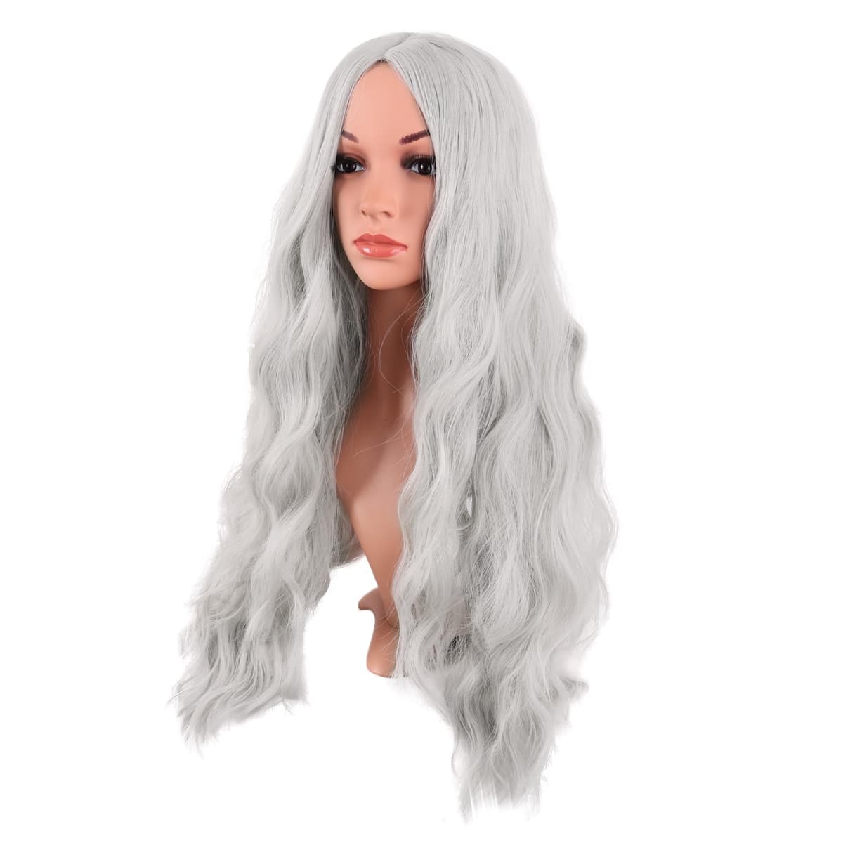 Mapofbeauty 32 Pulgadas/80cm de Luz Rubia Pelo Largo Rizado Ondulado Peluca Cosplay Peluca — view 86