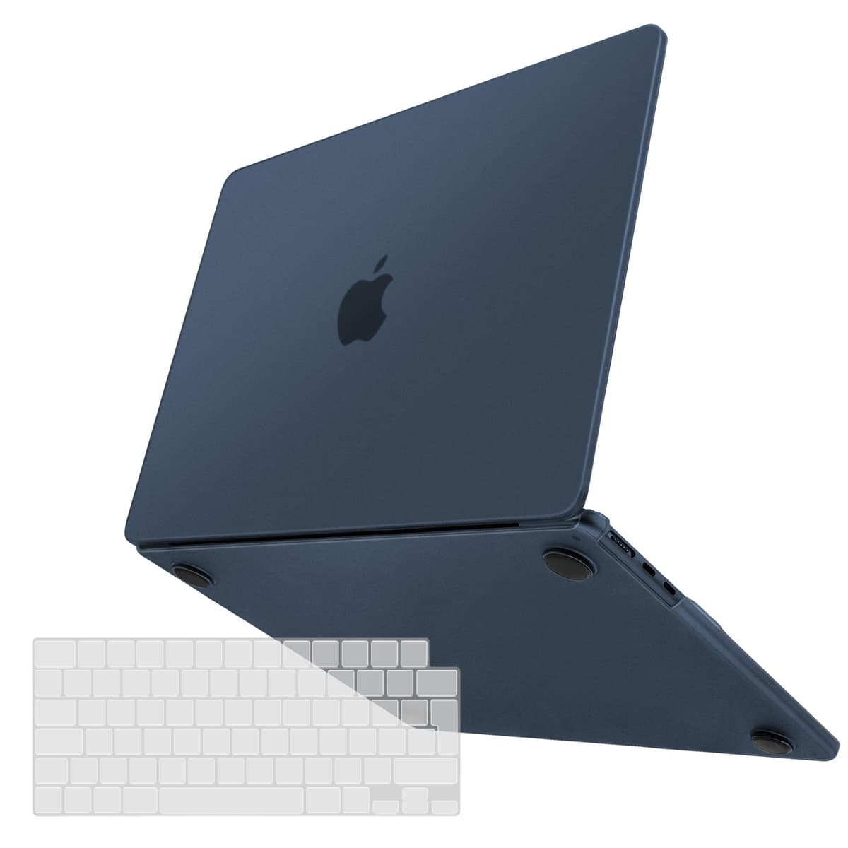 TECOOL Case compatible with MacBook Air M1 & MacBook Air 13 inch Retina 2020 2019 2018 (A2337 A2179 A1932), Plastic Snap On Hard Shell Cover & UK EU Keyboard Protector, Crystal Clear (Glossy) — view 72