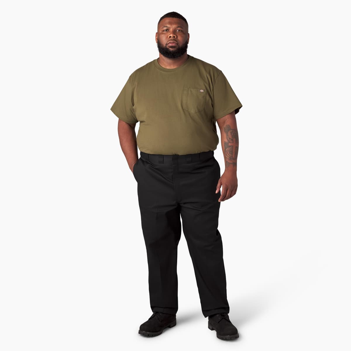 Dickies Men's Original 874 Work Pants Business Casual, Black, 31W x 29L — view 5