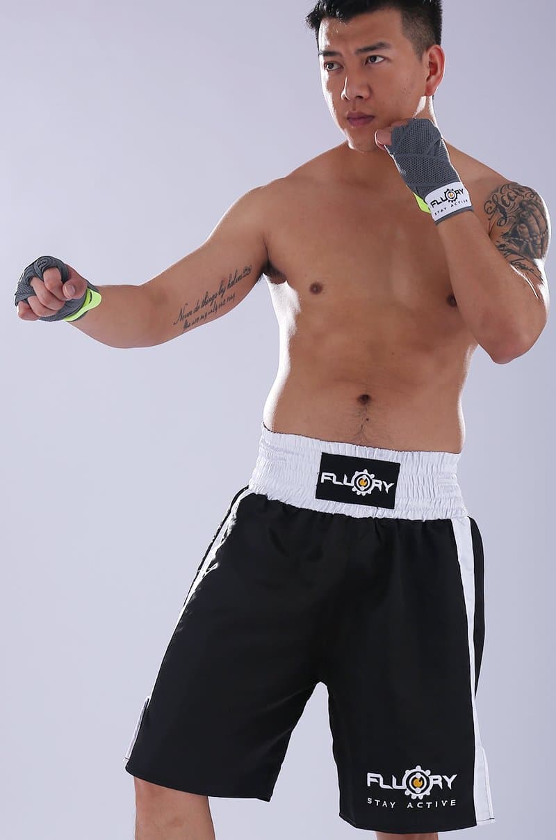 FLUORY Muay Thai Shorts, MMA Fight Shorts Ropa de Entrenamiento Jaula Lucha Grappling Artes Marciales Kickboxing Shorts Ropa — view 55