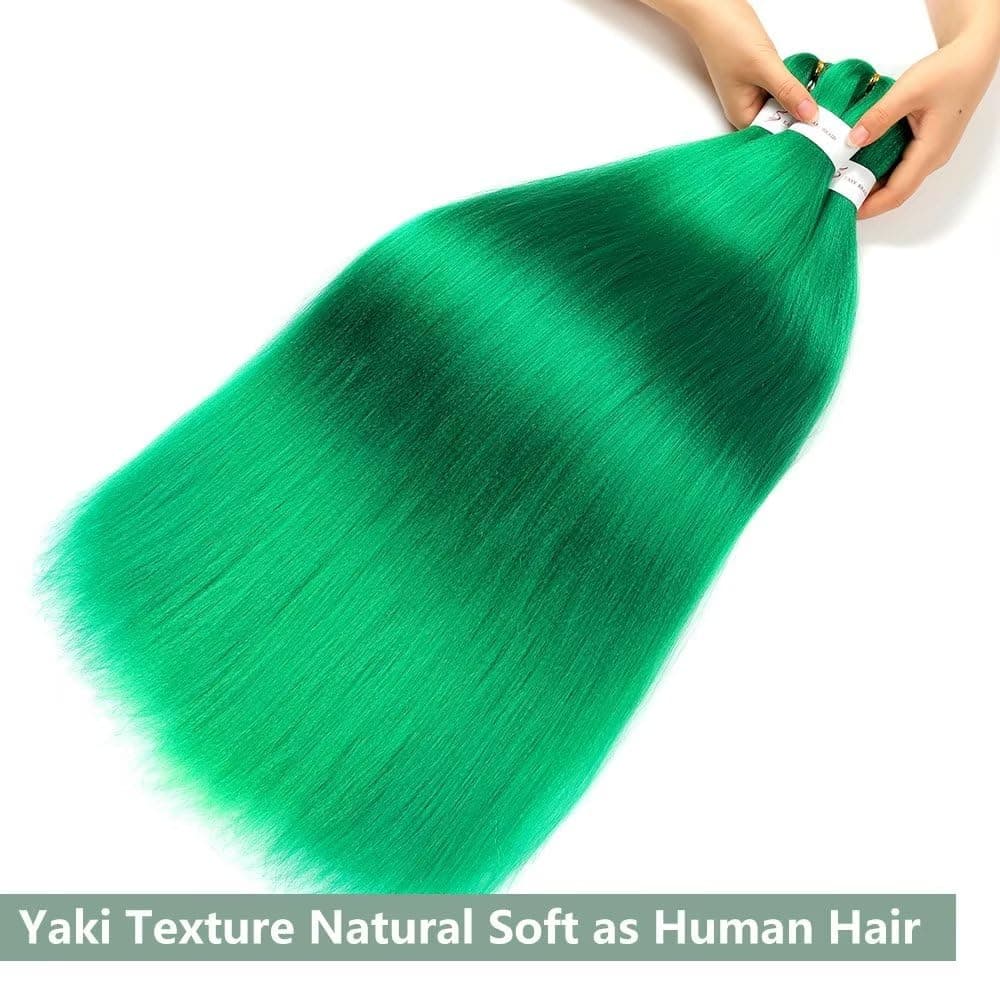 YDDM Capelli Per Treccine Africane Morado Extension Treccine Texture Yaki Easy Install per Principianti 32 Pollici 3 Pezzi Capelli Leggeri e Naturali per Box Braids, Twist e Crochet — view 160